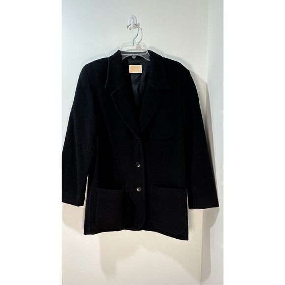 Pendleton men’s black 100% virgin wool pea coat size Large.  #11-0276 - Picture 2 of 5